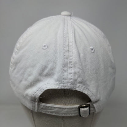 Weekend Slideback Hat White OSFM Adjustable Embroidered Vented Holes 6 Panel