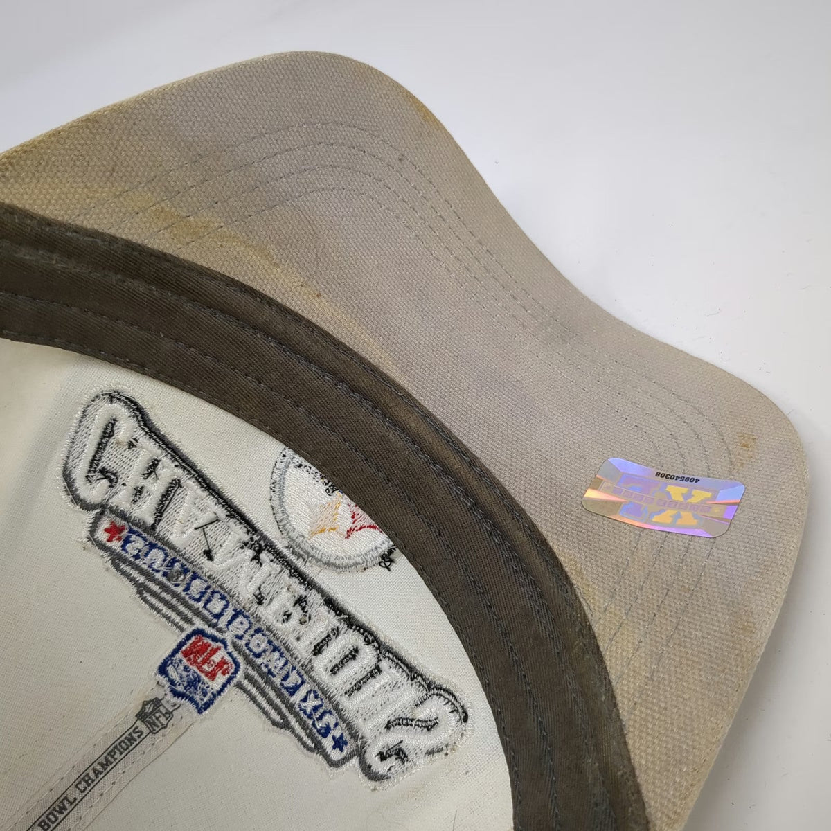 Pittsburgh Steelers NFL Reebok Cap Beige One Size Super Bowl XL Champions Hat