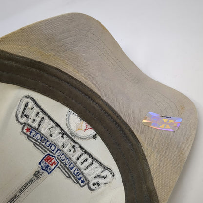 Pittsburgh Steelers NFL Reebok Cap Beige One Size Super Bowl XL Champions Hat