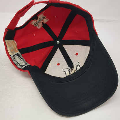 Big Boy Nebraska Cornhuskers NCAA Cap Red Black White One Size Strapback Logo
