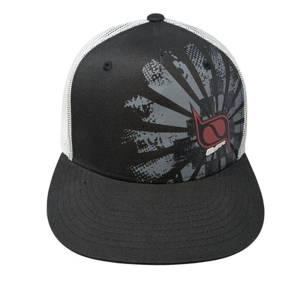 MSR Snapback Mesh Back Trucker Hat Black OSFA Adjustable Colorblock