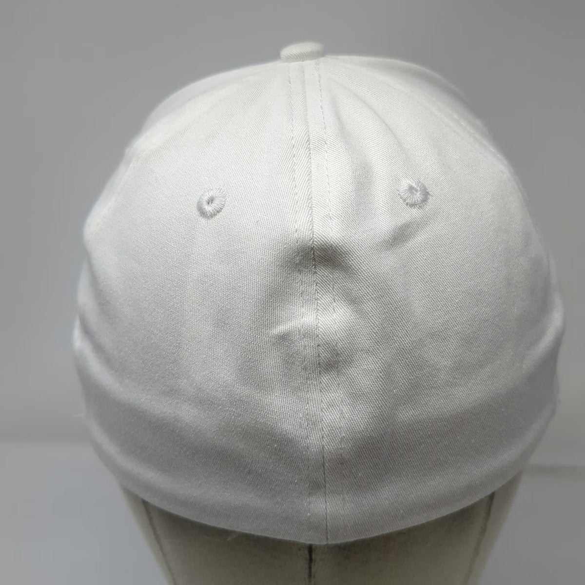 Hugo Boss Baseball Cap White One Size Tonal Logo Embroidery Stretch Fit Hat