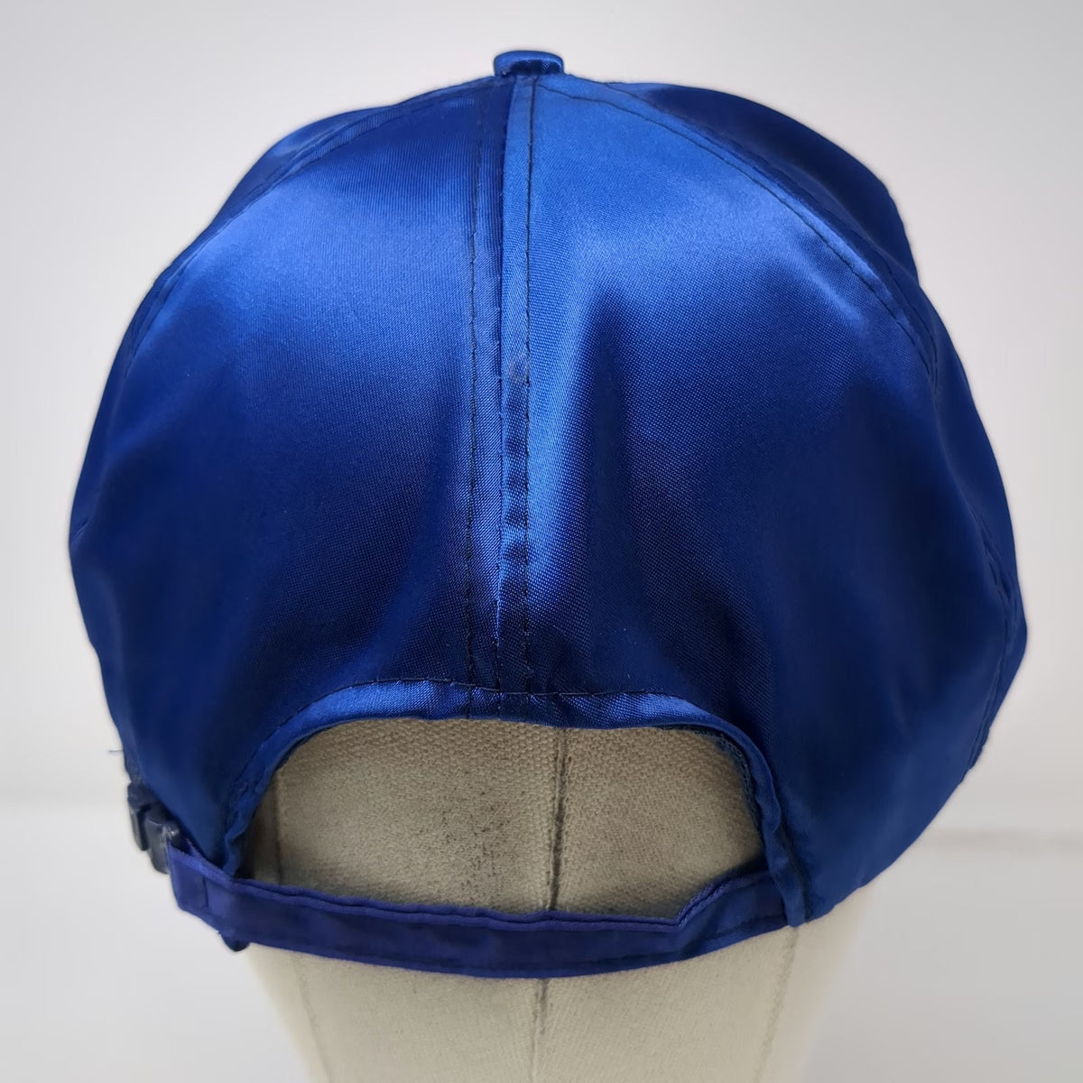 Mohr's 5 Panel Blue Hat One Size Kodiak Northwest Satin Rope Brim Logo Strap