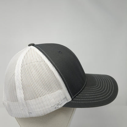 Holt of California Snapback Trucker Hat Gray OS Adjustable Mesh Back Richardson