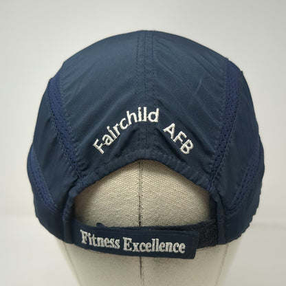 Racetrackers Baseball Cap Blue One Size Fairchild AFB Fitness Excellence Hat