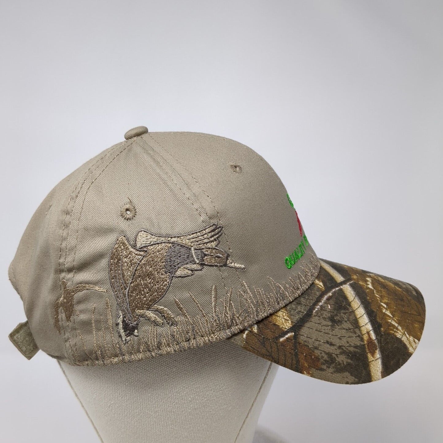 QEI Quality Electric Inc Strapback Hat Camouflage OS Adjustable Port Authority