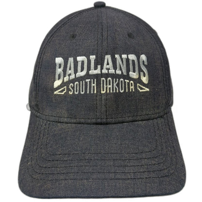 ACE USA Baseball Cap Blue One Size Badlands South Dakota Hat Strapback Heather
