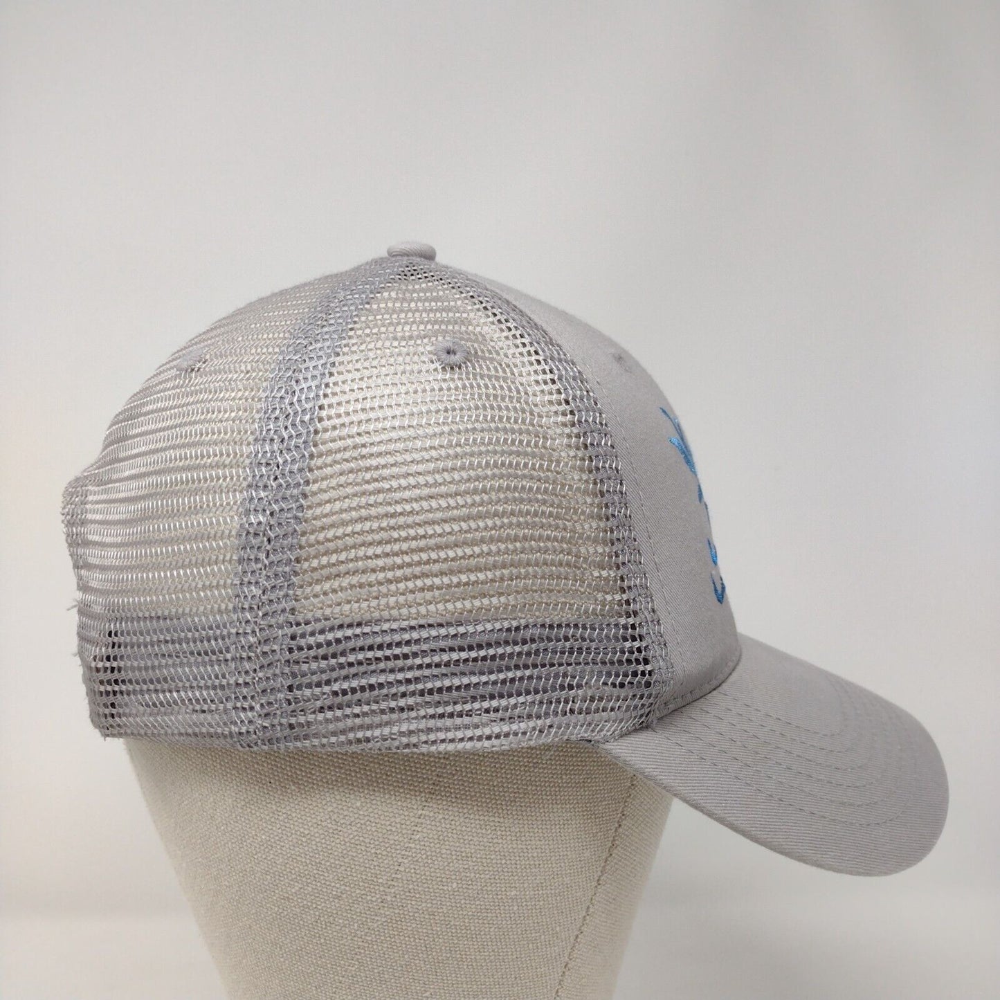 Wild Science Explorers Snapback Trucker Hat Gray OSFA Adjustable Mesh Back BIG X