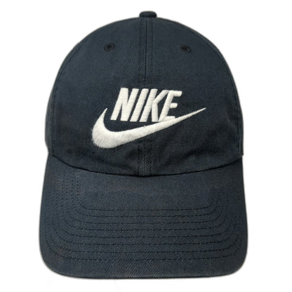 Nike Baseball Cap Blue One Size Heritage 86 Embroidered Logo Slideback Hat
