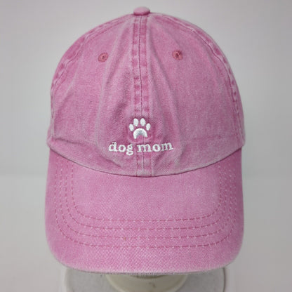 Dog Mom Slideback Hat Pink One Size Adjustable Embroidered 6 Panel Pacific Brim