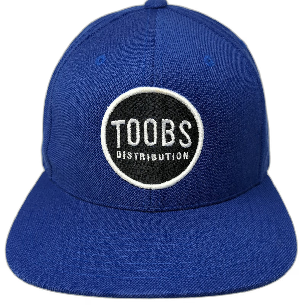 Yupoong Snapback Hat Blue One Size Toobs Distribution Flat Brim Green Undervisor