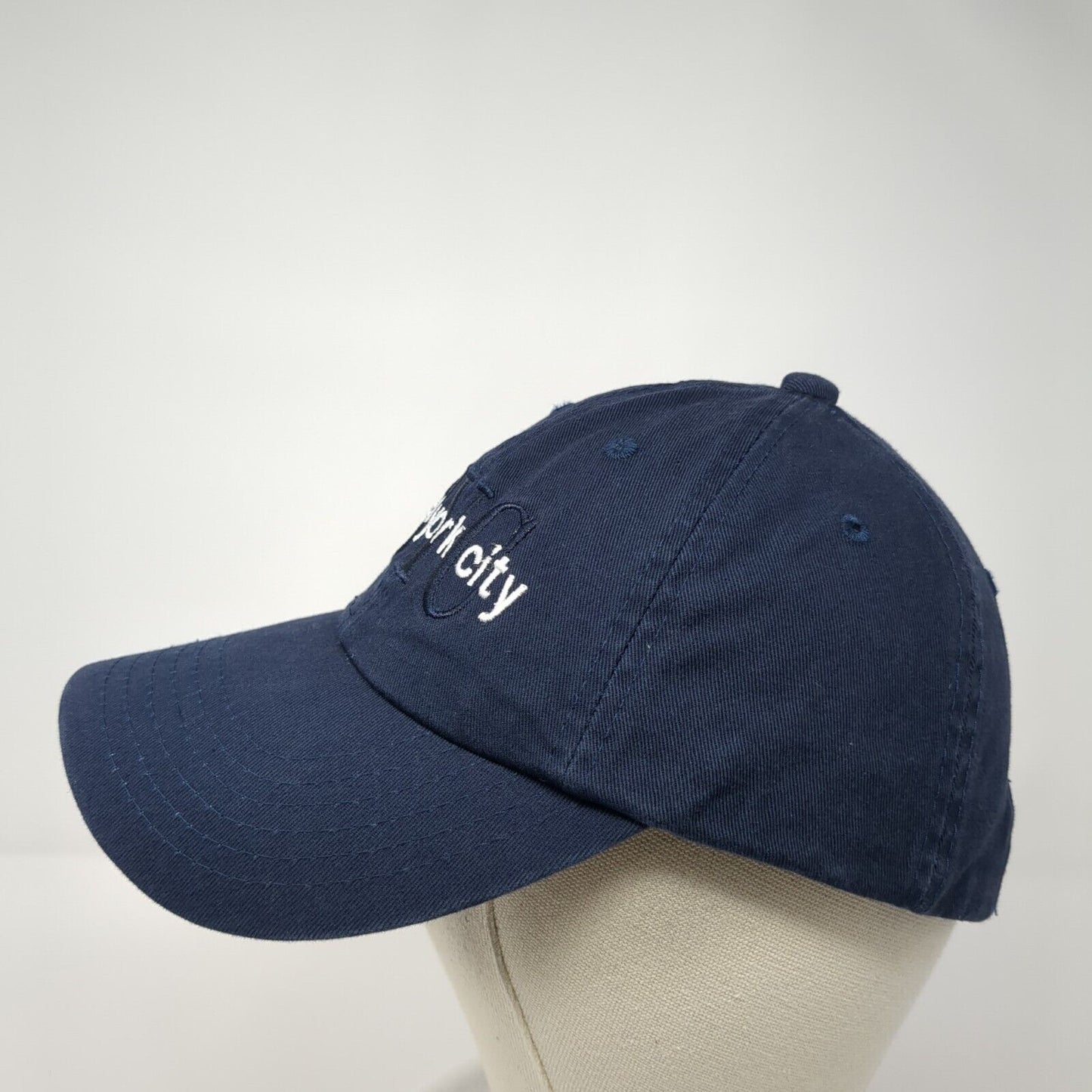 NYC New York City Slideback Hat Blue One Size Adjustable Embroidered by Elidan
