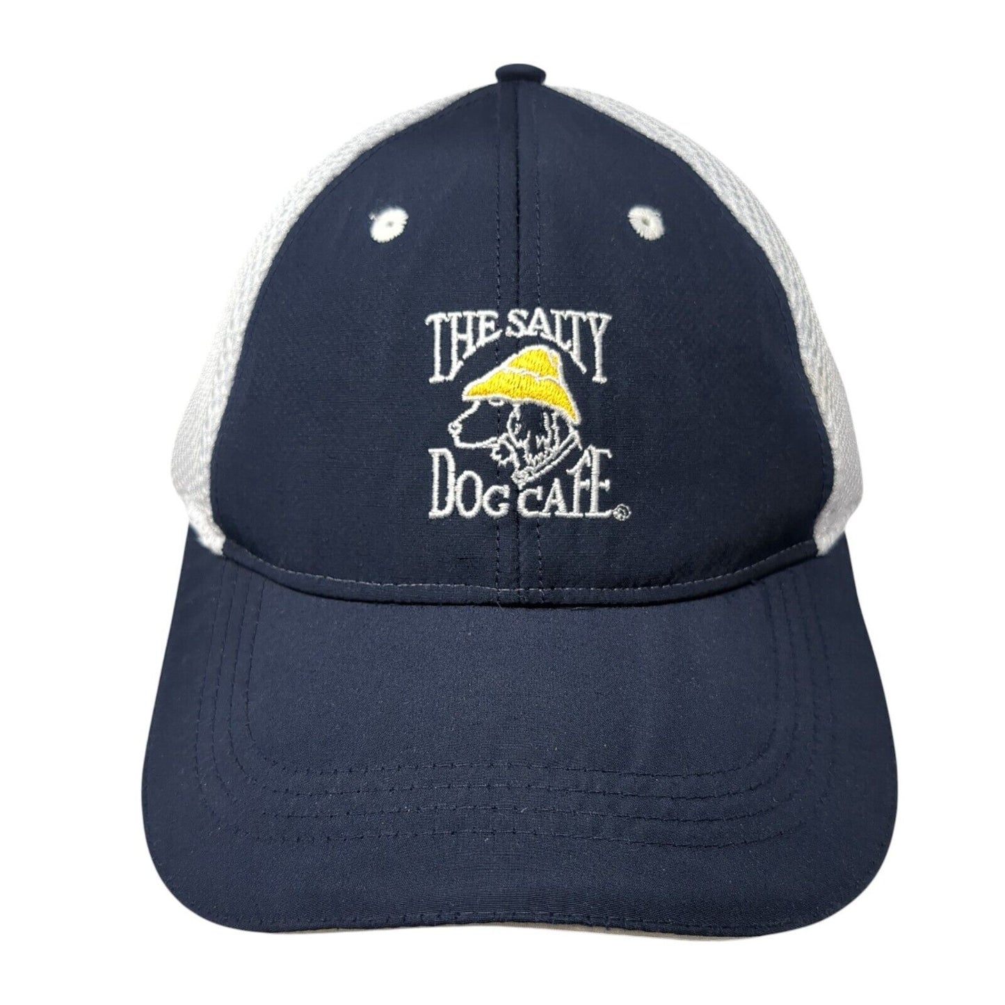 The Salty Dog Cafe Strapback Mesh Back Hat Blue One Size Classic Cut
