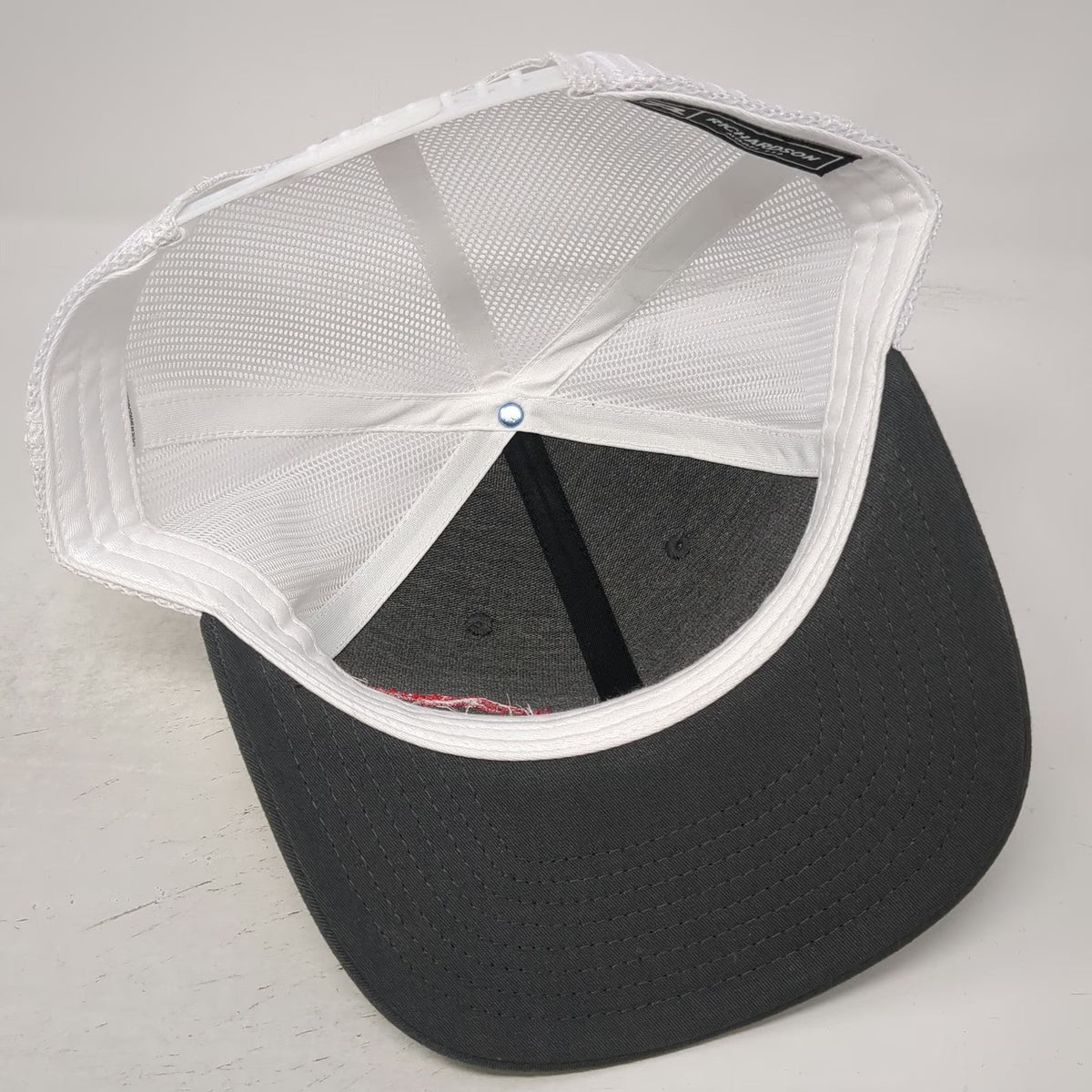Richardson Trucker Hat Gray One Size Valley Wide Cooperative Mountain Snapback