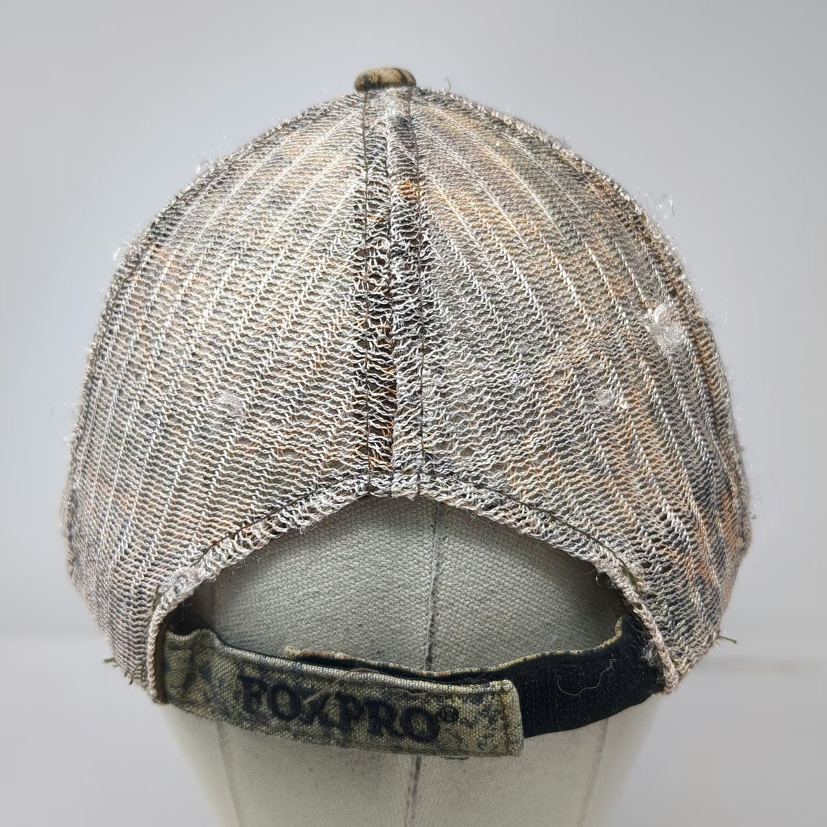 FOXPRO Baseball Cap Green One Size Camo Mesh Strapback Hunting Game Calls Hat