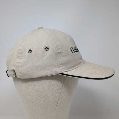 Gulfstream Baseball Cap Beige One Size Slideback Black Sandwich Brim Hat