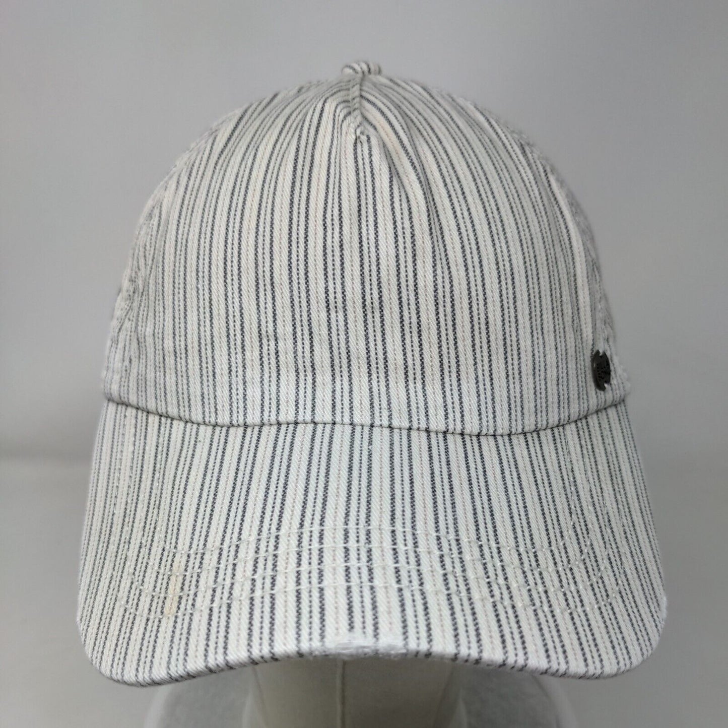 Billabong Slideback Hat Multicolor One Size Adjustable Pinstripe Blank Cotton