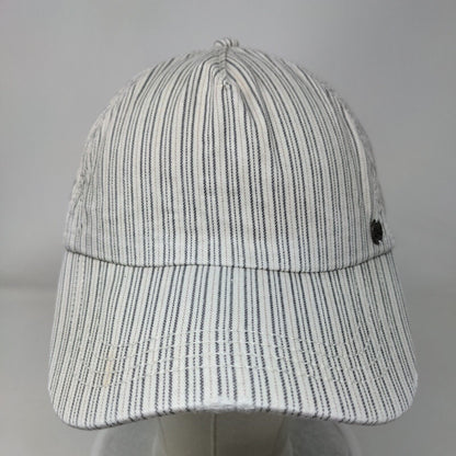 Billabong Slideback Hat Multicolor One Size Adjustable Pinstripe Blank Cotton