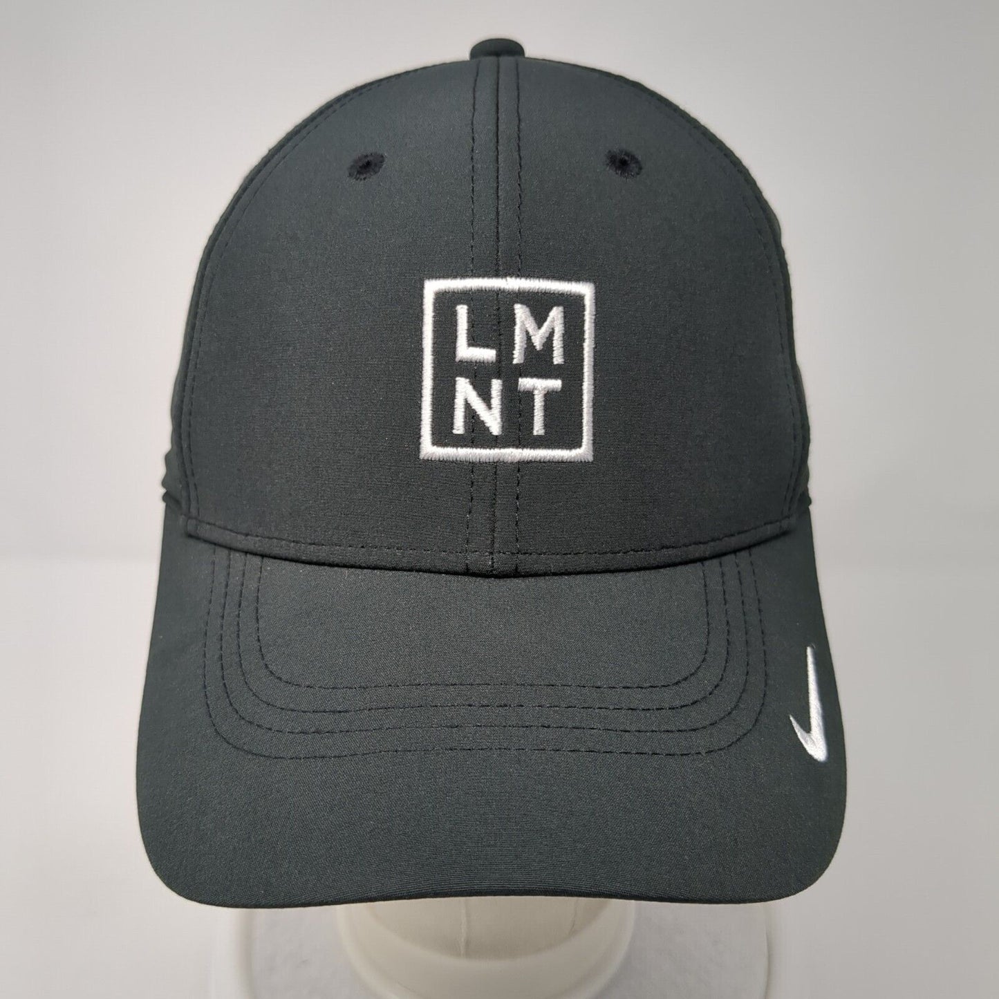 LMNT Stay Salty Strapback Hat Black One Size Nike Legacy91 Dri-Fit