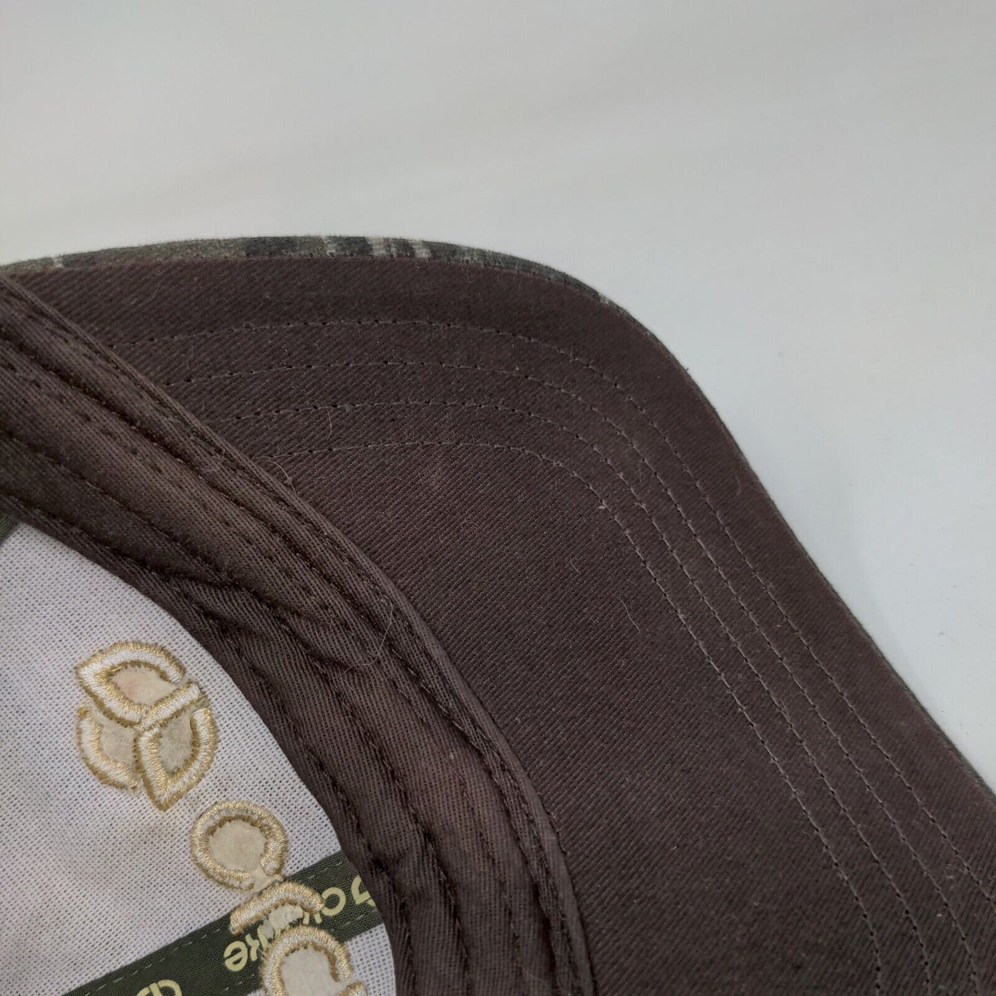 Clarke Strapback Hat Camouflage One Size Embroidered Adjustable