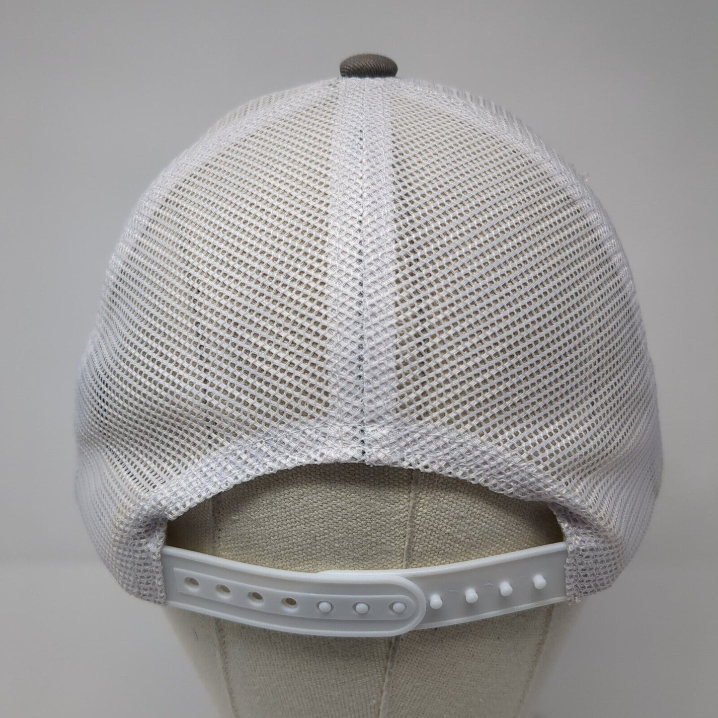 IMC Idaho Material Construction Snapback Trucker Hat Gray OS Adjustable Mesh