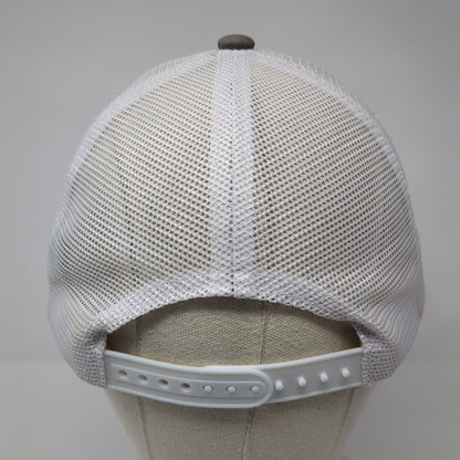 IMC Idaho Material Construction Snapback Trucker Hat Gray OS Adjustable Mesh