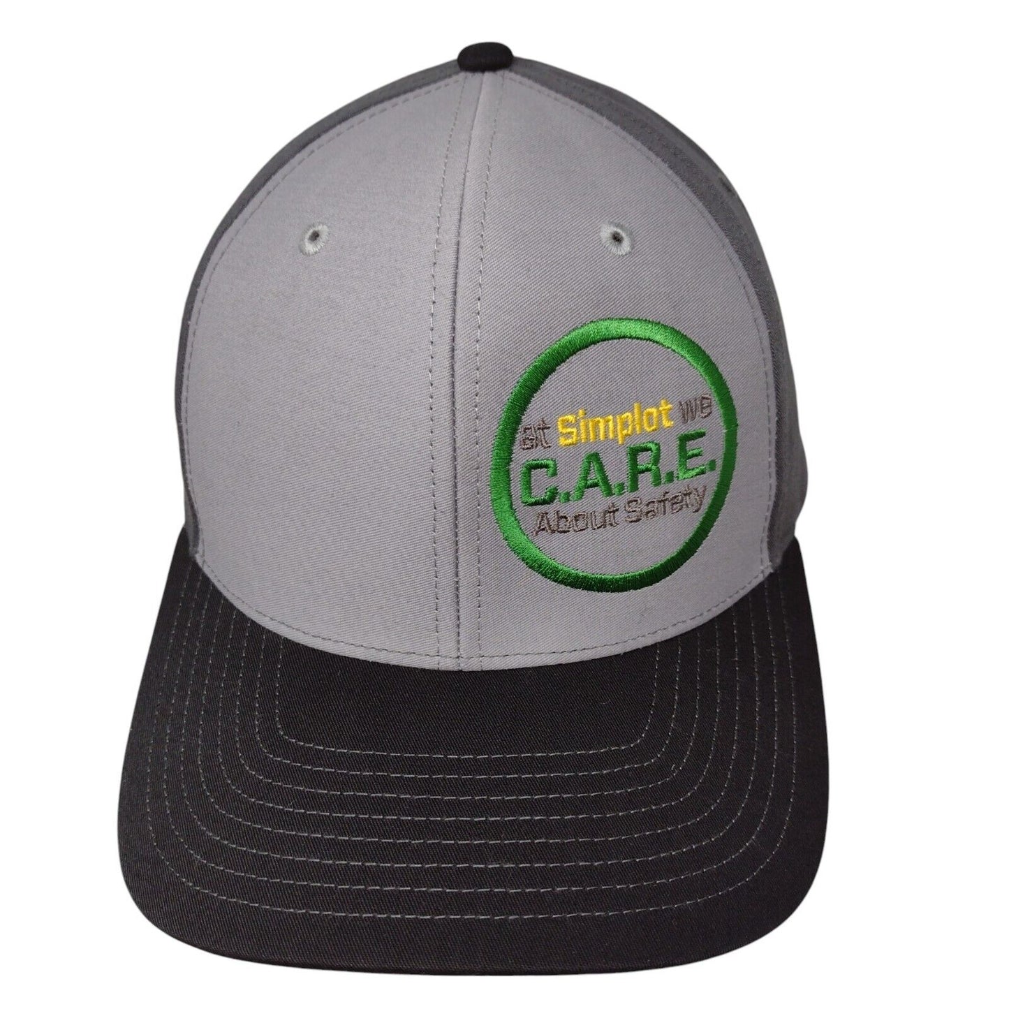 Simplot We Care About Safety Snapback Hat Multi OSFA Embroidered