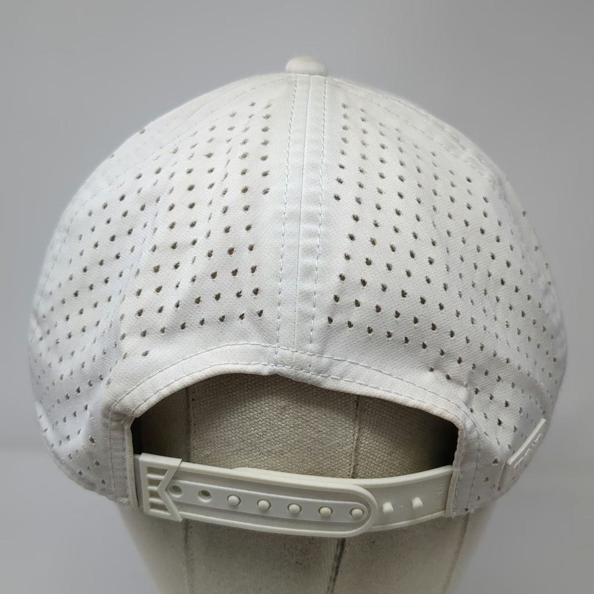 Melin Trucker Hat White One Size Perforated Performance Snapback Hydro A-Game