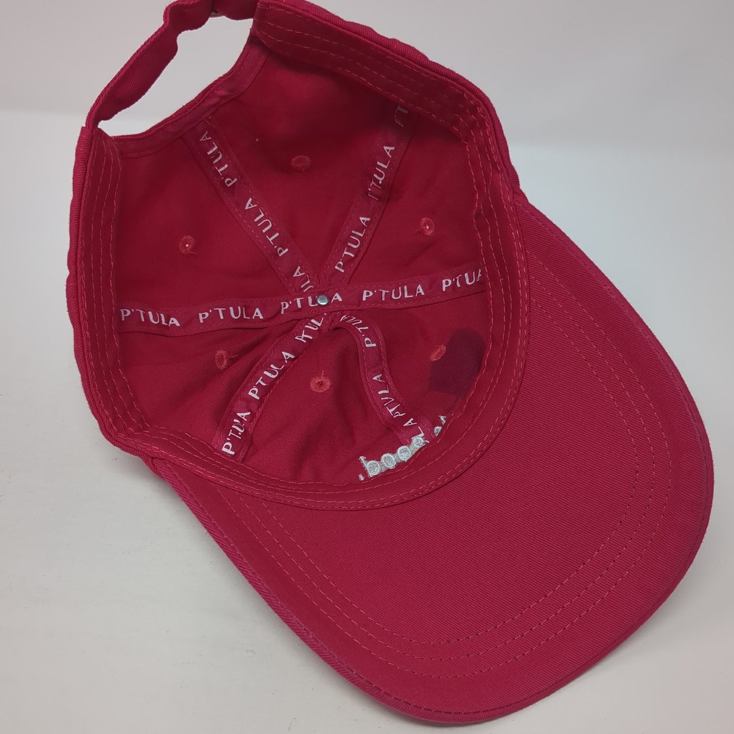 Feels Good Ptula Slideback Hat Pink One Size Adjustable Embroidered