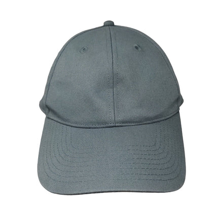H&M Slideback Hat Greenish-Blue One Size Adjustable Solid 6 Panel Blank