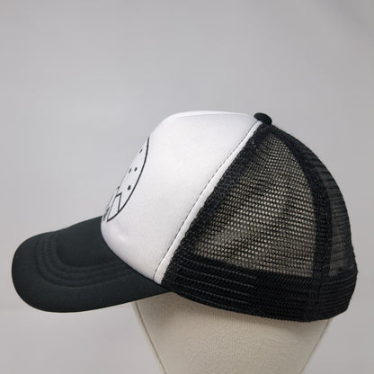 Mountain Moon Stars Snapback Trucker Hat Black OSFA Mesh Back Outdoor