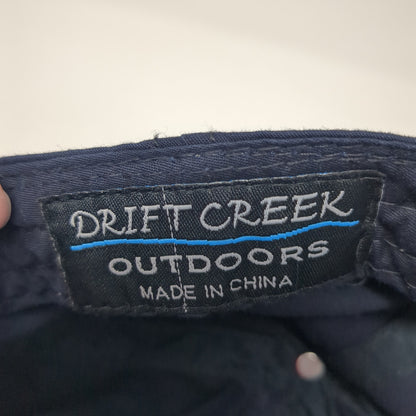 Coffman Cove Alaska Strapback Hat Blue One Size Drift Creek Outdoors
