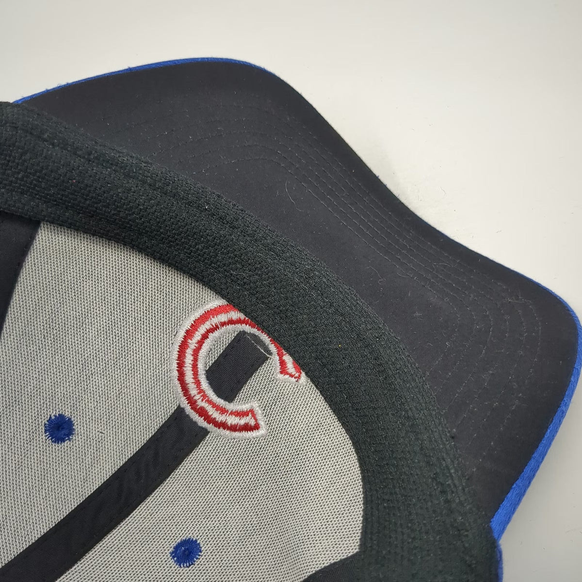 OC Sports Chicago Cubs MLB Baseball Cap Blue One Size Mesh Strapback Logo Hat