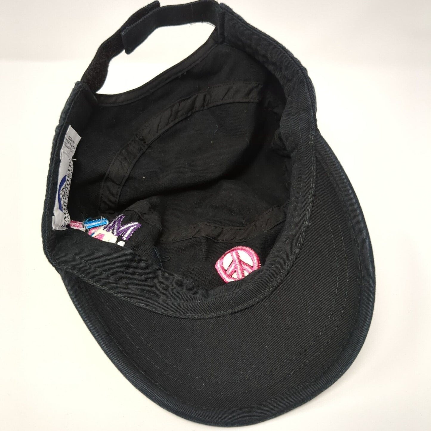 Peace Sign Maui Hawaii Strapback Cadet Army Hat Black One Size Fahrenheit