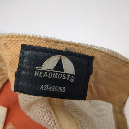 Key West Est. 1822 Trucker Hat Orange One Size Adjustable Mesh Back Headmost