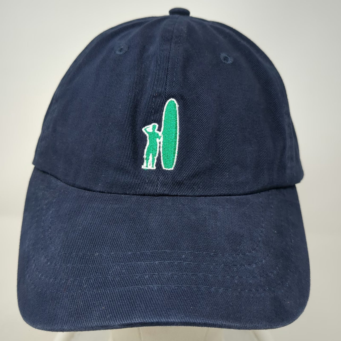johnnie-O Baseball Cap Blue One Size Surfer Logo Embroidered Strapback Hat