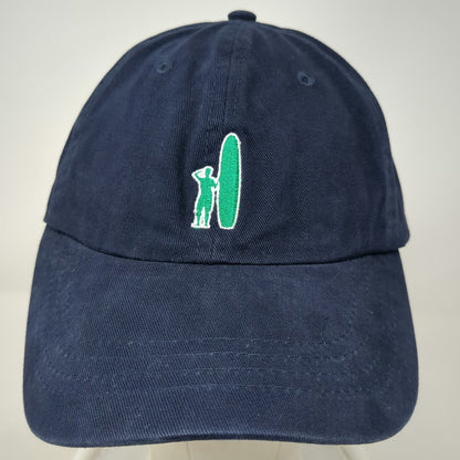 johnnie-O Baseball Cap Blue One Size Surfer Logo Embroidered Strapback Hat