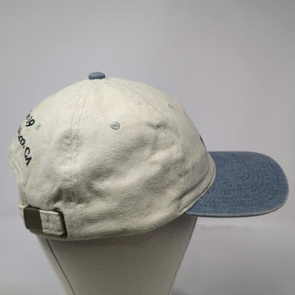 Bubba Gump Shrimp Co. Baseball Cap Hat Beige Blue One Size Denim San Francisco