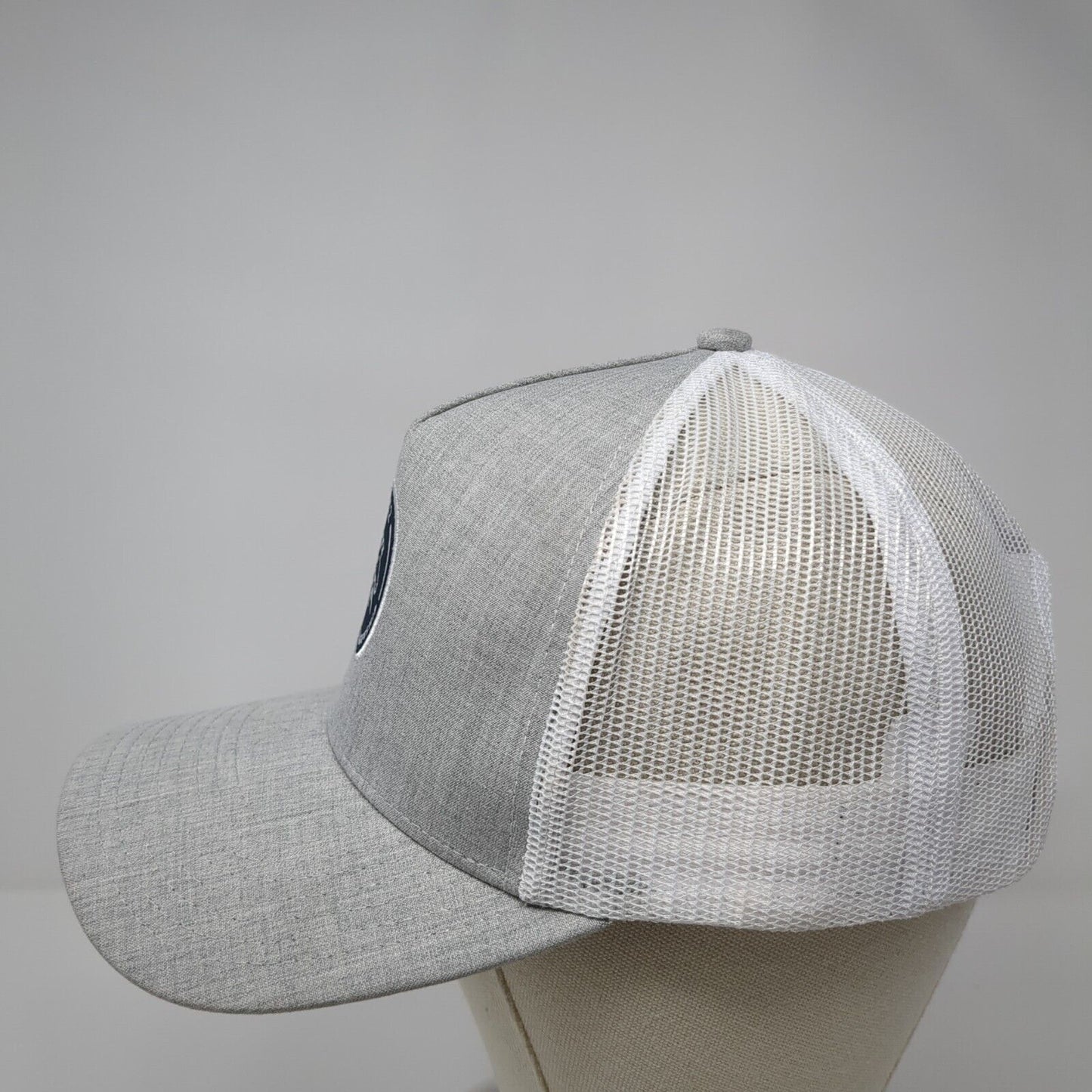 B012 Servant Leadership Snapback Trucker Hat Gray One Size Mesh Back