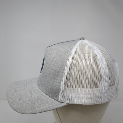B012 Servant Leadership Snapback Trucker Hat Gray One Size Mesh Back