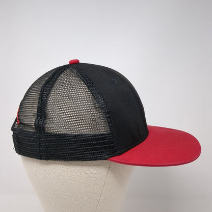 TGA Premier Golf Snapback Mesh Back Trucker Hat Black One Size Adjustable
