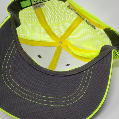 Vie Trucker Hat Gray Green One Size Idaho Payette River Raft Kayak Embroidery