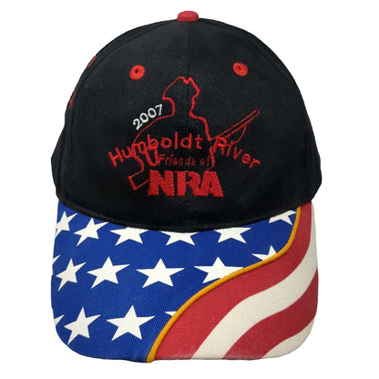 OTTO 2007 NRA Humboldt River American Flag Brim Black One Size Baseball Cap Hat
