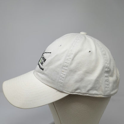 Back Nine White Baseball Cap One Size Driving 4 Life ALS Charity Baker Hill Hat