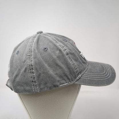 New Hampshire State Live Free or Die Gray Baseball Cap One Size Strapback Hat