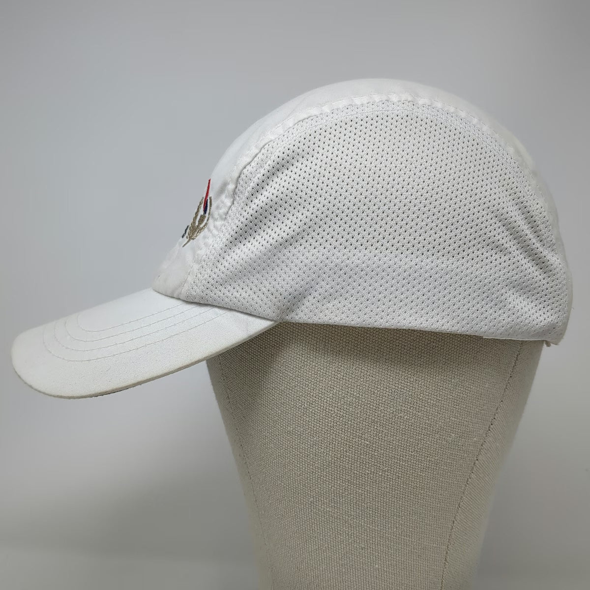 Headgear Baseball Cap White One Size Mesh Side Police Fire Championships Hat
