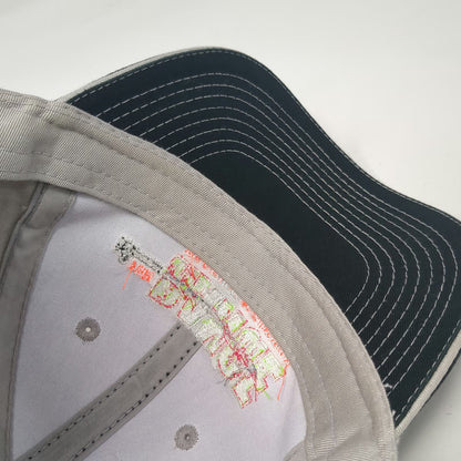 Outdoor Cap Baseball Cap Black Gray One Size Contrast Stitching Strapback Hat