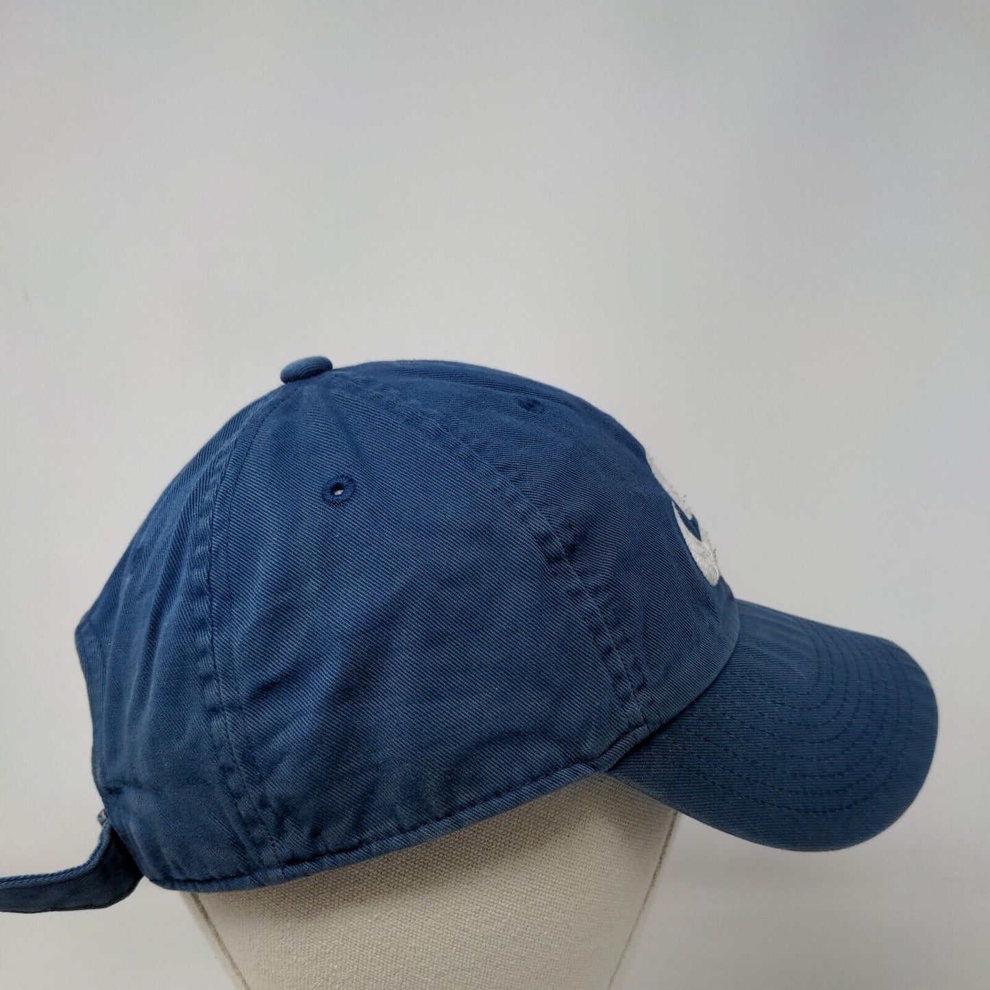 Nike Swoosh Slideback Hat Blue OSFM Embroidered Heritage 86 Vent Holes