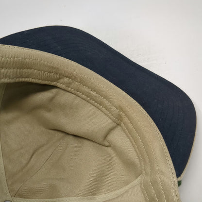 Howler Bros 5 Panel Hat Beige Blue Green One Size Fish Snapback Rope Cotton