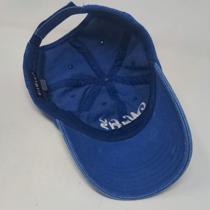 Wolfy's Strapback Hat Blue OSFA Embroidered Adjustable Hit Wear